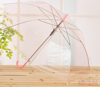 唯愛(ài)廠家批發(fā)彩色透明雨傘 個(gè)性定制，品質(zhì)保障